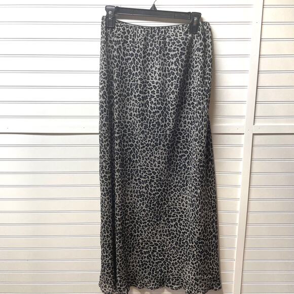 VTG Jones of New York Fully Lined Pull On Maxi Length Animal Print Skirt - Picture 2 of 10